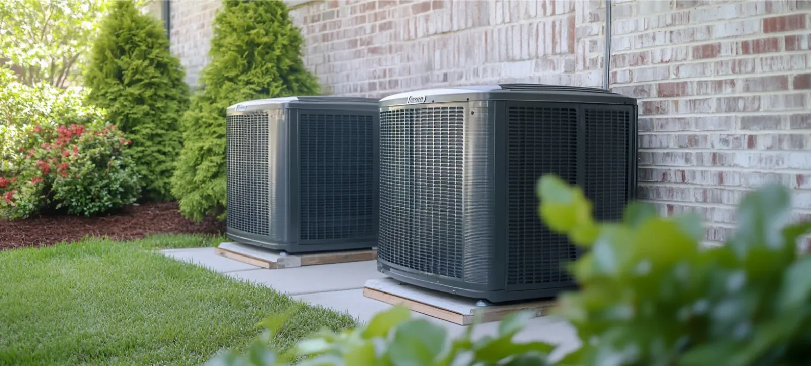 Rooted Heating & Air service van and technician in Jackson, Mississippi